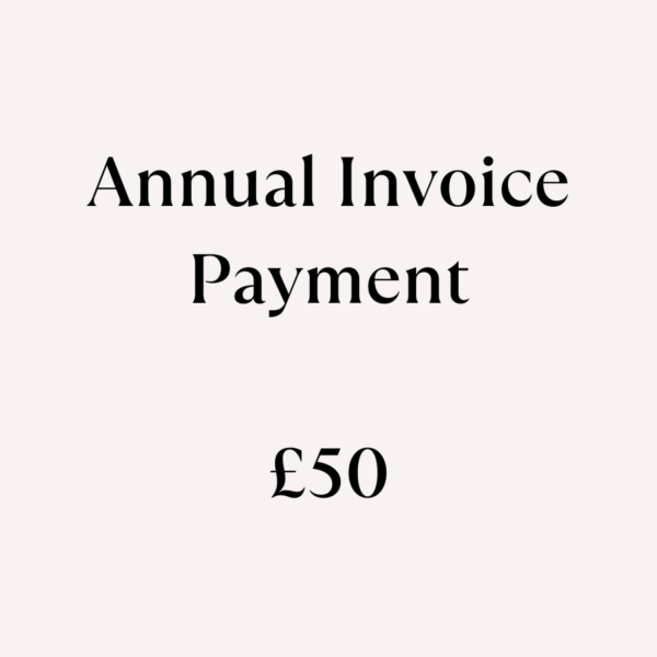 Annual Invoice - £50